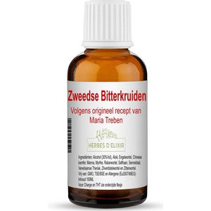 Herbes D'elixir - Zweedse Kruiden Tinctuur - 100 ml - Natuurlijke Ingrediënten