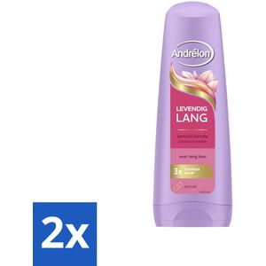 Andrélon – Conditioner – Levendig Lang – 200 ml - Voordeelverpakking - 2 stuks