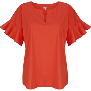 Alba Moda Bluse Bluse mit V-Ausschnitt