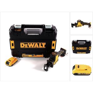 DeWalt DCS 369 NT accu reciprozaag 18 V + 1x accu 2.0 Ah + TSTAK - zonder oplader