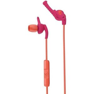 SKULLCANDY Xt Plyo-oordopjes - Sport Performance met microfoon - roze en oranje