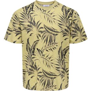 ONLY&SONS - ONSKASH REG LEAF AOP SS TEE - T-shirt - Heren