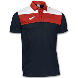 Joma Crew Korte Mouw Poloshirt Zwart 5-6 Years Jongens