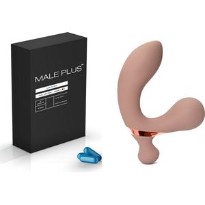 Male Plus Erectiepillen - 10 capsules + Best Buddy Anale Dildo Trillend - Top Combo + Toy voor Mannen - libido verhogend - natuurlijk voedingssupplement 100% MACA - erectiestoornissen & stress - natuurlijke vervanger - viagra kamagra - Voordeel Box