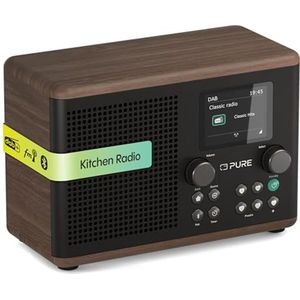 Digitale Keukenradio met DAB+, FM, Bluetooth en USB - Klassiek Design voor Superieur Geluid