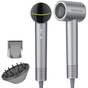Hoge snelheid Föhn met 2 Diffusers voor Krullend Haar - Geluidsarm en Effectieve Haarverzorging