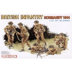 1:35 Dragon 6212 British Infantry - Figures - Normandy 1944 Plastic Modelbouwpakket