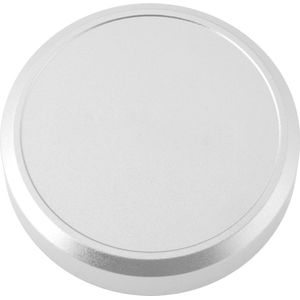 1 st Camera Metalen Lens Cap Aluminiumlegering Snap On Lens Cover Compatibel met Fujifilm X100VI X100V Compatibel met Haoge LH-X54W Zilver