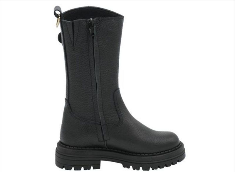 Red Rag - 12126-922 - Laarzen - Zwart - Leer met Rubber Zool