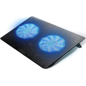 MKSS® Laptop Cooler - Laptop Stand - Laptop Verhoging - Standaard - Cooling Pad - Zwart