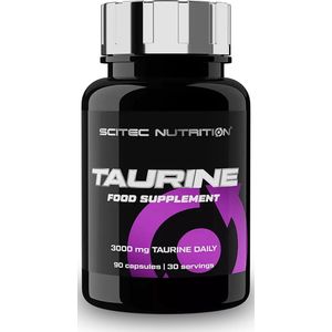 Scitec Nutrition - Taurine (90 capsules) - Fatburner - Afvallen - Vetverbrander - Afslankpillen