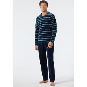 Schiesser – Warming Nightwear - Pyjama – 178038 – Blue/Green - 50