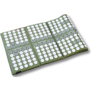 YogaStyles Spijkermat 3-Fold / Acupressuur mat olijfgroen
