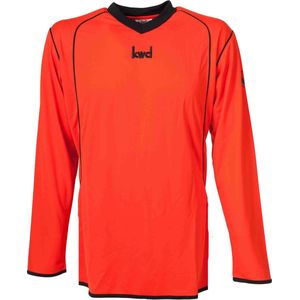 KWD Sportshirt Victoria - Voetbalshirt - Kinderen - Maat 164 - Oranje/Zwart