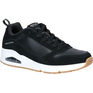 Skechers Uno Heren Sneakers 52468-bkw - Kleur Zwart-wit - Maat 42.5