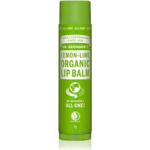 Dr Bronners - Lippenbalsem Citroen Limoen - 4 ml - Duurzaam - Lipverzorging - Lippenbalsem