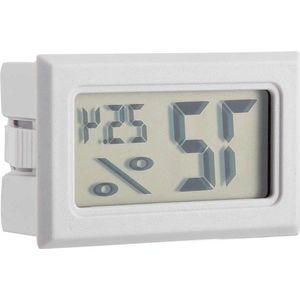 Ingebedde Digitale Hygrometer Thermometer Met Ingebouwde Sonde - Nauwkeurige Vochtigheidscontrole - Snelle Temperatuurmeter - Garosa - (Wit) .