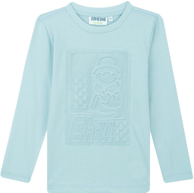 Someone - Longsleeve - Blauw - Voor Jongens