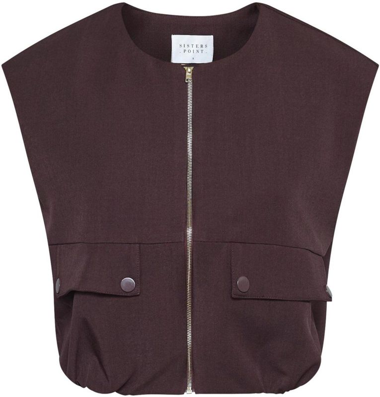 SisterS point Gilet Garwin Ve3 19298 Deep Bordeaux Dames Maat - XS