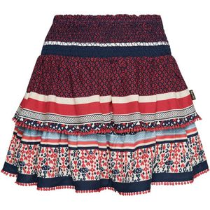 Superdry Vintage Tiered Mini Rok Rood XL Vrouw