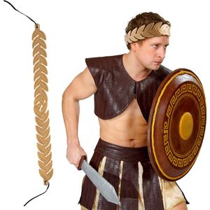 4x stuks romeinse verkleed Lauwerkrans Caesar - Carnaval spullen