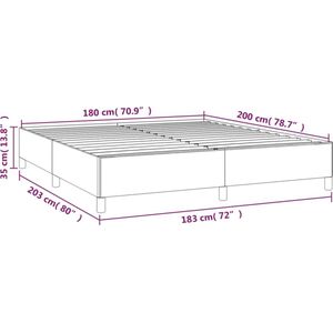 vidaXL-Bedframe-fluweel-donkergroen-180x200-cm