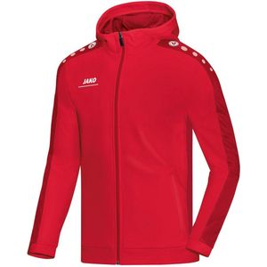 Jako Striker Jas met Capuchon - Jassen  - rood - XL