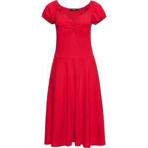 Queen Kerosin Damen Swing Kleid Rot-3XL