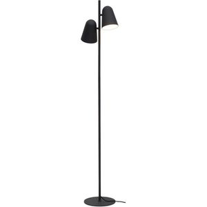 it's about RoMi Vloerlamp Salamanca - Zwart - 28x28x145cm - 2L - Modern - Staande lampen voor Woonkamer - Slaapkamer