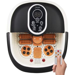 CALMENTA® XXL Voetenbad - 12L - Automatisch wielmassage - Infrarood - Tot 48°C - Voetbad Massage - Voetmassage - Shiatsu