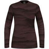 Odlo - Merino Ridgelines - Technisch T-shirt - Fudge Black - Merinowol