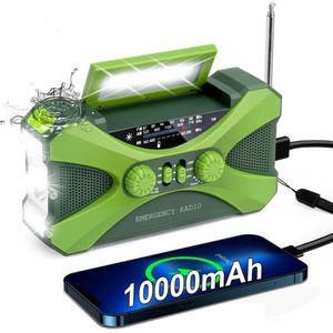 Noodradio Solar Opwindbaar - Noodradio Opwindbaar - Opwindbare Radio - Powerbank Zonne Energie