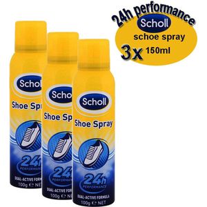 Scholl Fresh Step Deodorant Spray Voetdeodorant - 3 x 150 ml - Grootverpakking