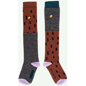 Sticky Lemon - Socks | golden stripes | edison teal