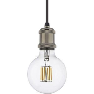 Groenovatie Vintage Hanglamp - E27 Fitting - Parelzwart - Zwart