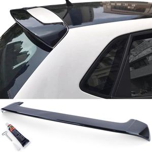 Volkswagen Polo 6R 2009 t/m 2014 Dakspoiler Extention Lip Styling Dak Spoiler Hoogglans Zwart