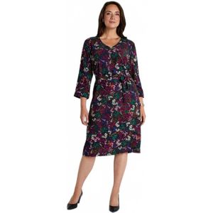 Korte wikkeljurk met print