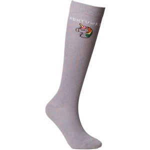 Kentucky Horsewear - Sokken glitter set of 3 purple eenhorn glitter 35/40