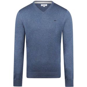 McGregor - Trui - Sea Blauw - V-Hals - Heren - Pullovers