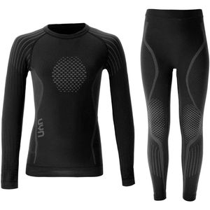 Uyn - Visyon 2.0 - Basislaag Set - Zwart - 10-11 Jaar - Jongens, Meisjes