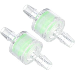 7 mm Slangaansluiting voor Waterkoeling, 45 x 19 mm, Transparant, 2 stuks Ideal voor PC Waterkoeling