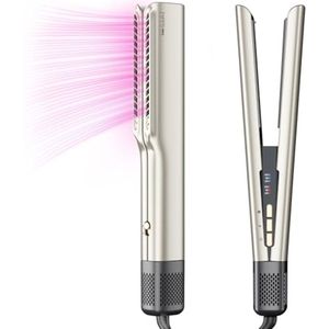 Ionen Air Stijltang voor Gemiddeld en Lang Haar - Hittevrij Gladmaken met Lucht - 1200 W