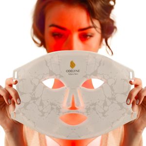 LED Gezichtsmasker Lichttherapie - Anti-Aging en Acne Behandeling met Rood, Blauw en Infrarood Licht