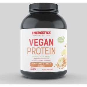 VeganVibe Pindakaas Banaan - Vegan Proteine Blend - 21 gram eiwitten / portie - 6 gram BCAA / portie
