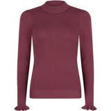 Lofty Manner Trui Sweater Justine 309 Mauve Pink Dames Maat - XL