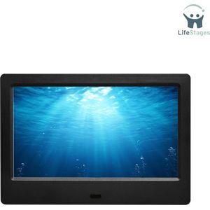 LifeStages Digitale Fotolijst - 7 Inch - IPS-Scherm - USB/SD Ondersteuning