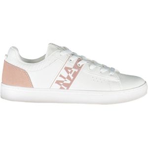 Polyester Sneaker Met Contrasterende Details En Logo