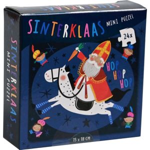 Mini puzzel Sinterklaas.