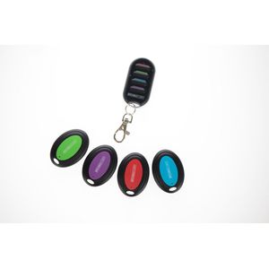 Keyfinder set met 4 sleutelzoekers en locator