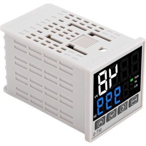 PID-temperatuurregelaarkit AC100-240V Universele Thermostaat SSR Solid-state Relais- Ondersteuning K J E N Thermokoppel- Automatische Temperatuurregeling- 48-X-48mm .